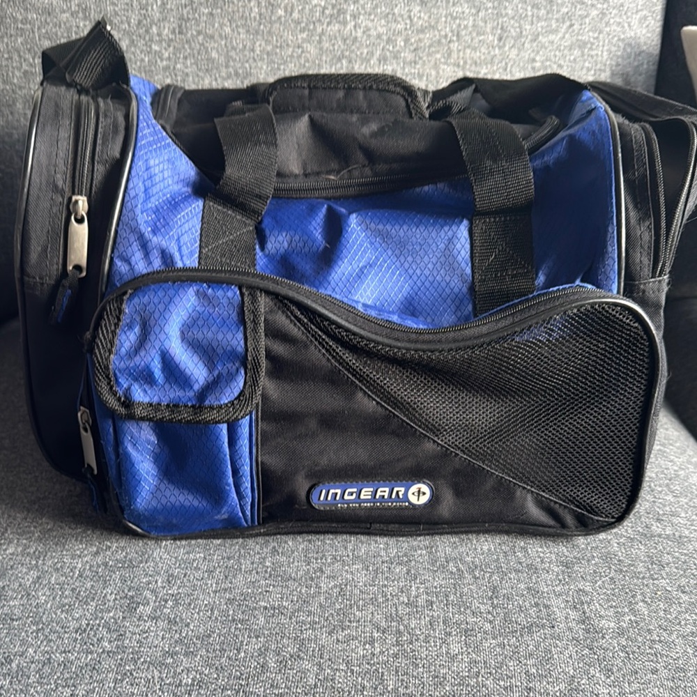 Ingear Black and Blue Men's Bag